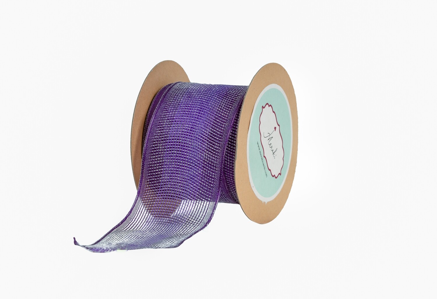 Purple-(Net )Wired Ribbon.