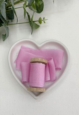 Pink Frosting- Silk Ribbon