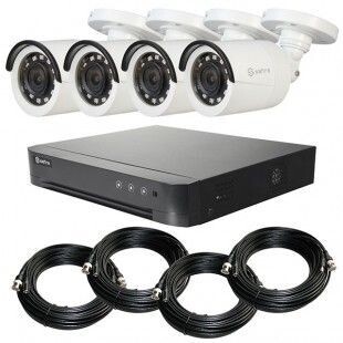 KIT videosorveglianza HD 4 Megapixel - DVR 4 canali - 4 telecamere