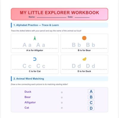 Children Explorer Workbook