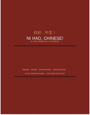 Chinese language learning beginner workbook