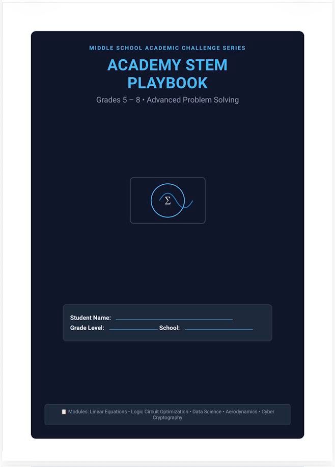 STEM challenge playbook grades 5-8