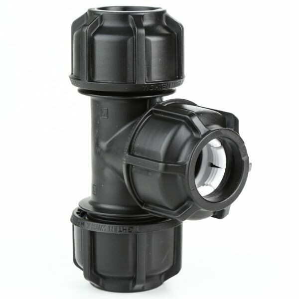 25mm / 3/4" METRIC/IMPERIAL TEE - Equal POL X POL