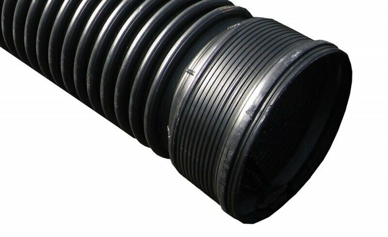 600mm Solid Twinwall Pipe x 6mtr Socketed