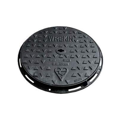Manhole Cover and Frame Cast Iron 450mm Diameter - B125 Load Class Manhole Cover and Frame Cast Iron 450mm Diameter - B125 Load Class