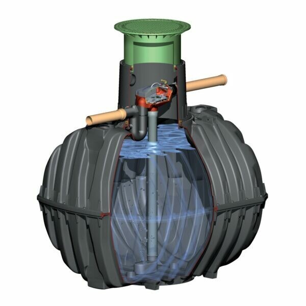 Rainwater Harvester Tank 2700L Graf Carat-S House-Professional