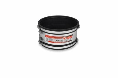 VSC290 VIPSeal Rubber Flexible Standard Drainage Coupling 265mm - 290mm VSC290 VIPSeal Rubber Flexible Standard Drainage Coupling 265mm - 290mm