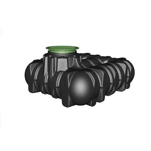 Rainwater Harvesting Tank Low Profile 1500L Graf Platin Eco-Plus