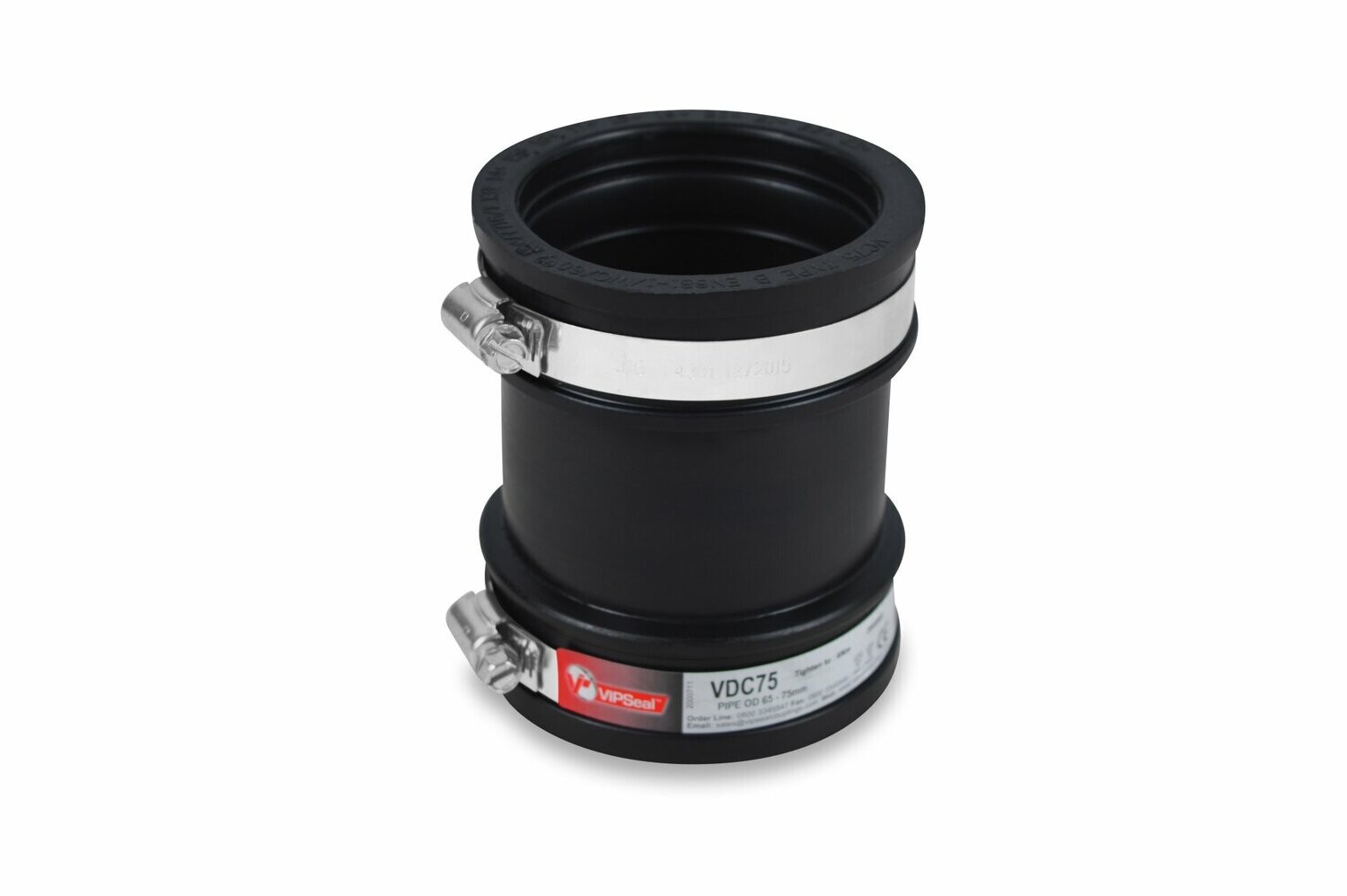 VIPSeal Rubber Flexible Drain Coupling 80-95mm