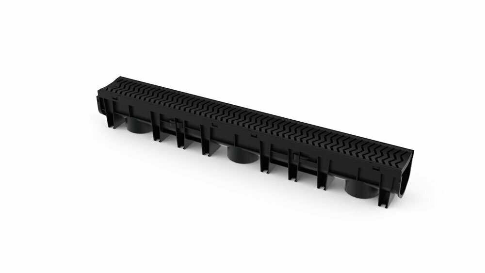 100mm x 1Mtr CHANNEL DRAIN INC PLASTIC GRATING 100mm x 1Mtr CHANNEL DRAIN INC PLASTIC GRATING