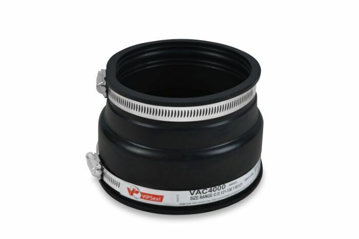 VIP VAC4000 BAND SEAL ADAPTOR COUPLING 110 - 121mm 4 VIP VAC4000 BAND SEAL ADAPTOR COUPLING 110 - 121mm 4" CLAY TO 4" PLASTIC