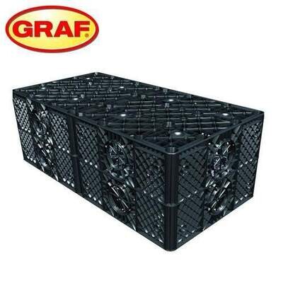 Graf Rain Bloc Stormwater Attenuation Crate - 3.3 Crates per m3, 60 Tonne Rated Graf Rain Bloc Stormwater Attenuation Crate - 3.3 Crates per m3, 60 Tonne Rated