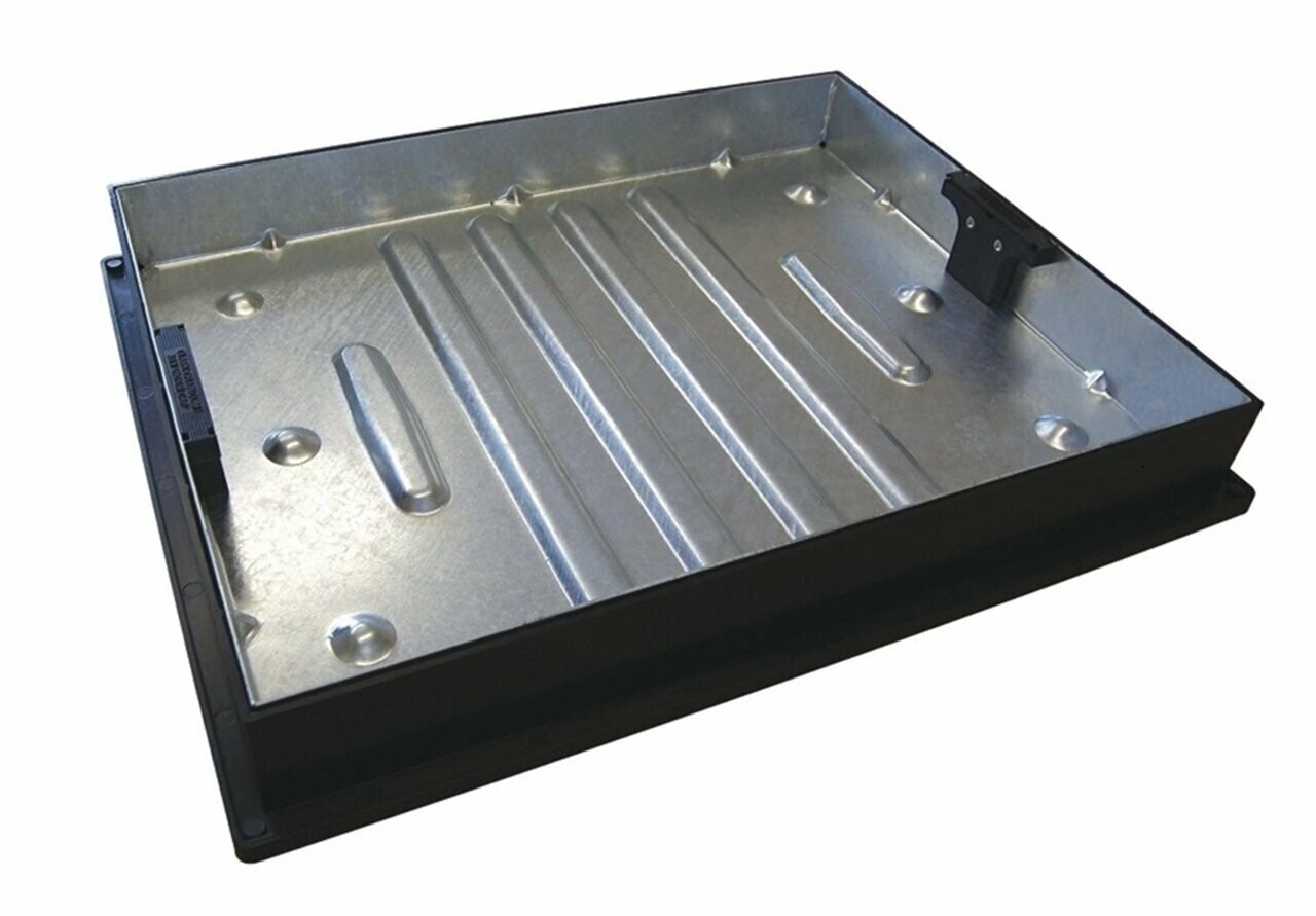 600mm x 450mm 10T Recessed Manhole Cover and Frame 80mm Deep 600mm x 450mm 10T Recessed Manhole Cover and Frame 80mm Deep