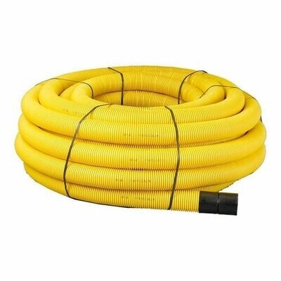 94/110mm Yellow Twinwall Duct x 50mtrs 94/110mm Yellow Twinwall Duct x 50mtrs