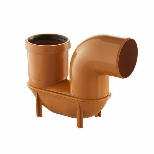 Drain Pipe Low Level P Trapped Gully - 110mm Drain Pipe Low Level P Trapped Gully - 110mm
