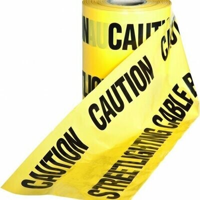 Street Lighting Warning Tape x 365m