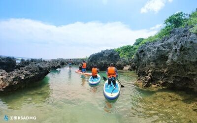 【SUP】墾丁秘境SUP，小峇里島玻璃海珊瑚礁邂逅