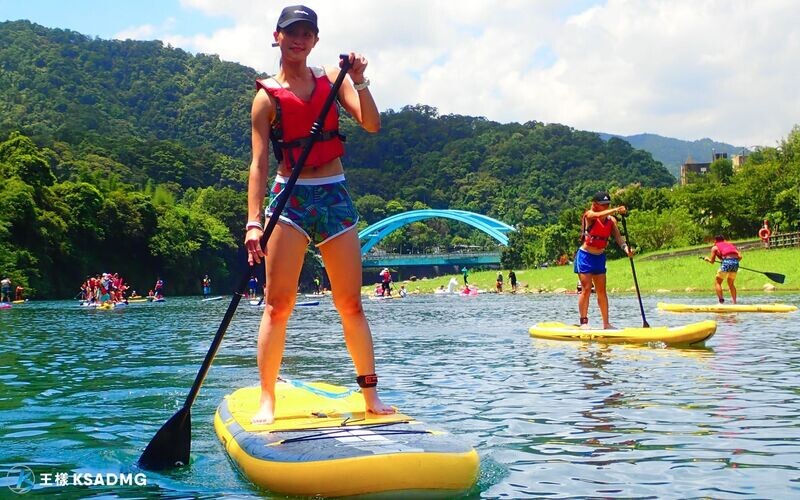 【SUP】貼近自然，親子同遊－坪林親水公園