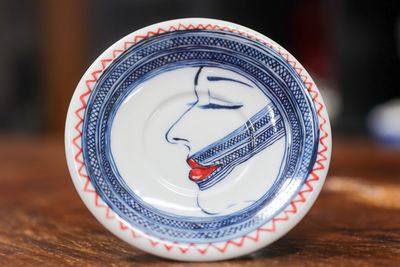 【鑫揮淵源豐藝品苑】紋面咖啡杯盤組A款