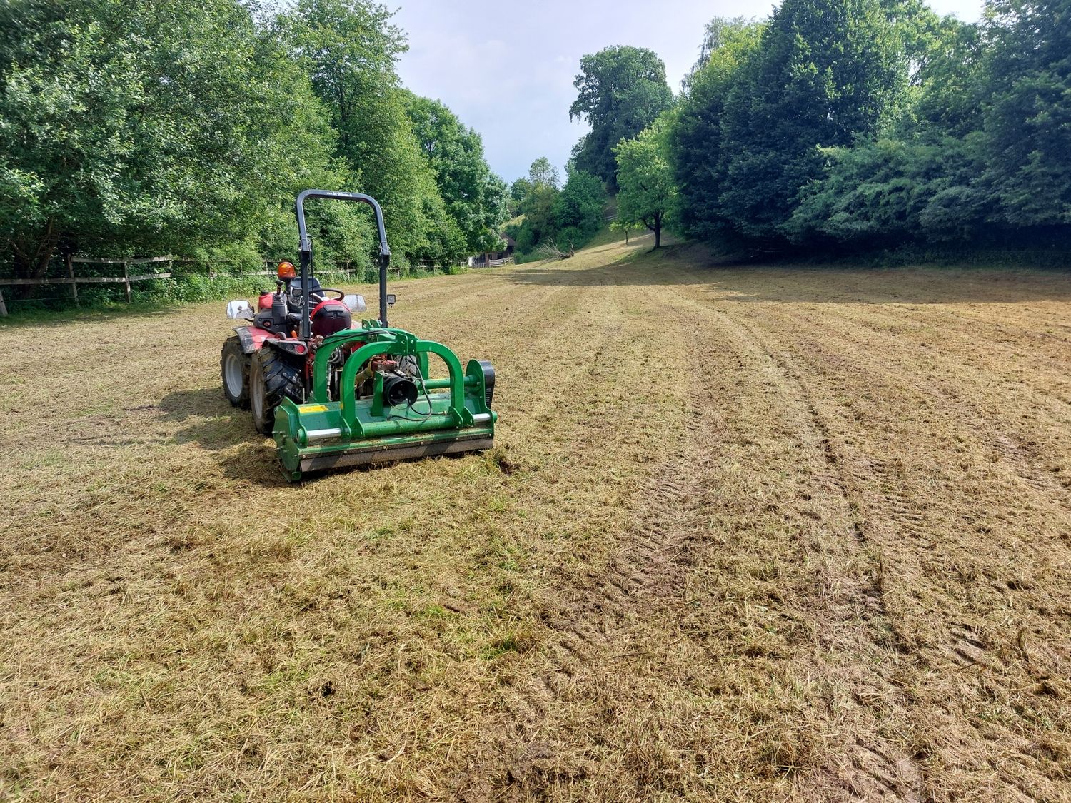 Grundstücke mulchen