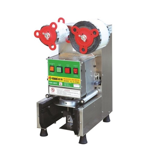 YODO K-2590D High-Speed Bubble Tea Cup Sealer - Seals 5-12 Cups/Minute (90/95mm)