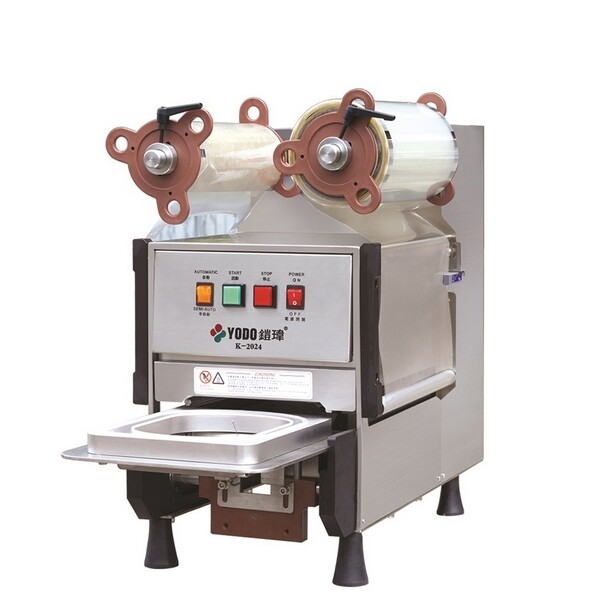 YODO K-2024 Food Delivery Box Sealing Machine - Seals Up to 205 x 245mm (Inner) | 400-500 Units/Hour