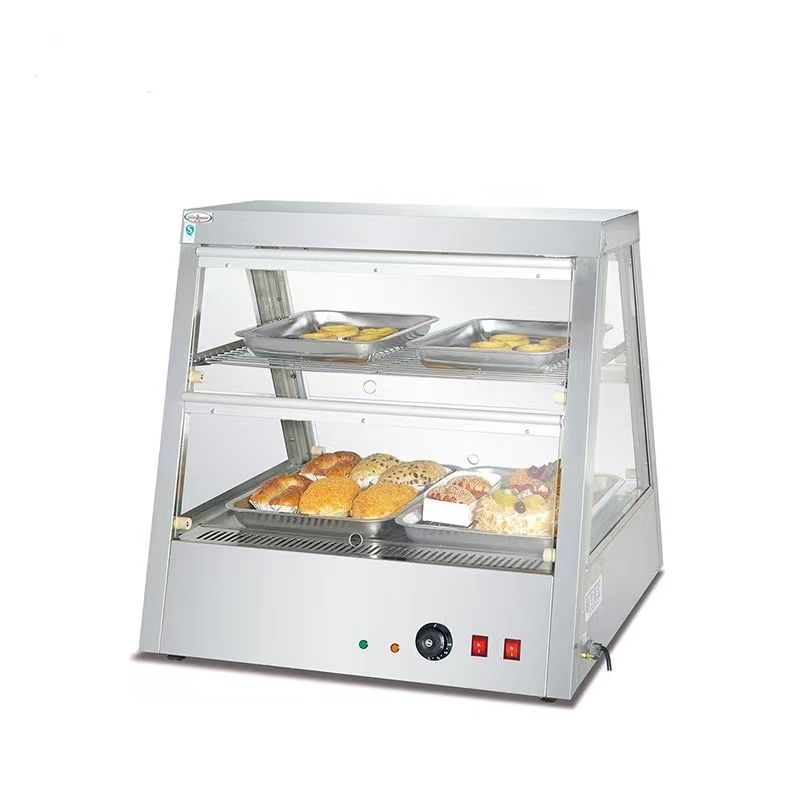 Electric Food Warmer with 4 Pans (2 Standard + 2 Large), CE Certified – Model DH-2*2