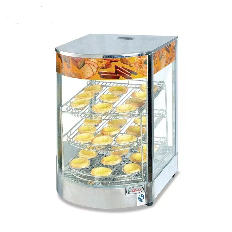 ​Electric Pizza Warmer with 3 Racks &amp; Glass Door, CE Certified – Model DH-1P