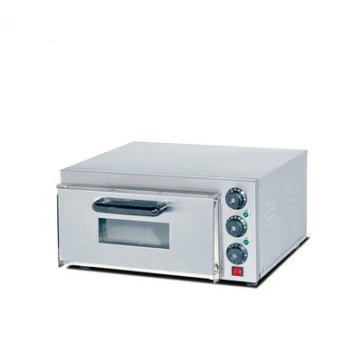 Electric Pizza Oven EB-1M (CE Certified) – Compact Single-Layer Oven with Ceramic Stone and Tempered Glass Window