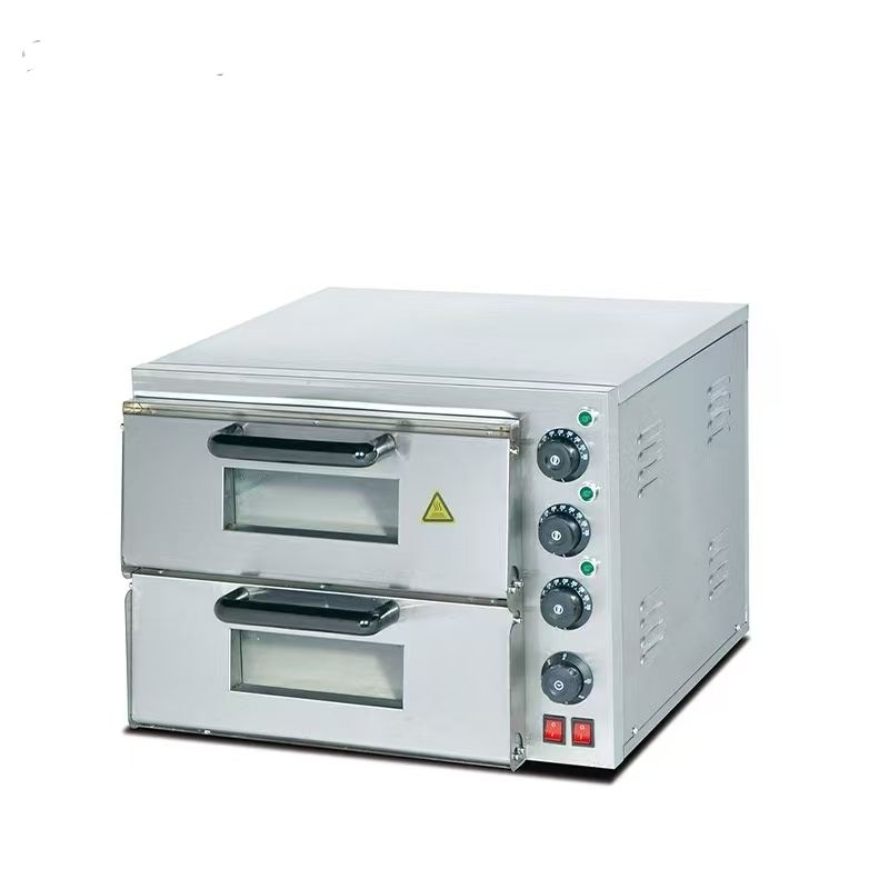 Electric Pizza Oven EB-2M (CE Certified) – Double Layer with Ceramic Stones &amp; Tempered Glass Window