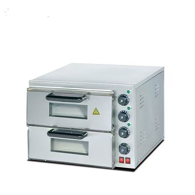 Electric Pizza Oven EB-2M (CE Certified) – Double Layer with Ceramic Stones &amp; Tempered Glass Window