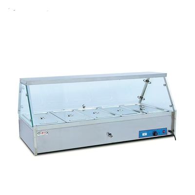 ​Countertop Bain Marie Display with 5 GN 1/1 Pans Model EH-1*5 – CE Certified