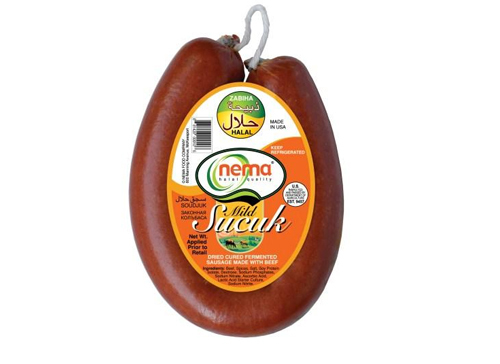 Nema Kangal Sucuk ACISIZ / Ring MILD Soudjouk - 16/10 Oz - (%100 Halal)