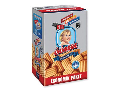 Eti Cici Bebe / Baby Cookies - 1 Kg / 4 Pack