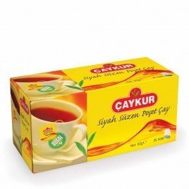 Caykur Siyah Suzen Poset Cay / Black Tea Teabags - 25 PCS
