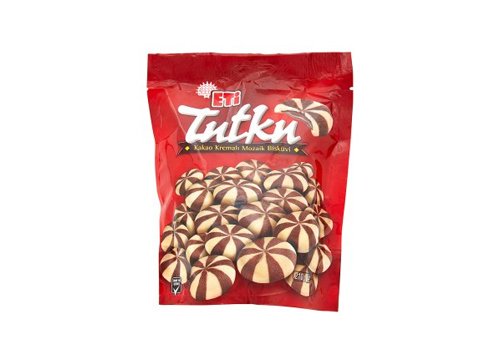 Eti Tutku Kakao Kremali Biskuvi / Chocolate Cream Filled Cookies - 180 Gr