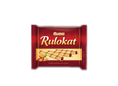 Ulker Rulokat / Hazelnut Wafer Sticks - 5 Pack / 150 Gr