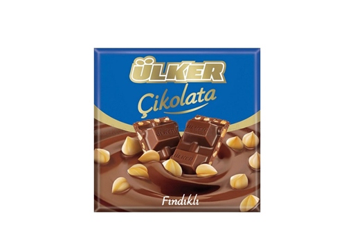 Ulker Findikli Cikolata / Chocolate w/Hazelnut - 80 Gr