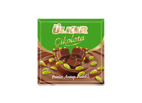 Ulker Antep Fistikli Cikolata / Chocolate w/Pistachio - 80 gr