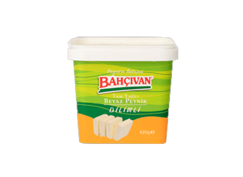 Bahcivan Tam Yagli Inek Beyaz Peynir / Full Fat Cow&#39;s Milk Feta Cheese - 500 gr