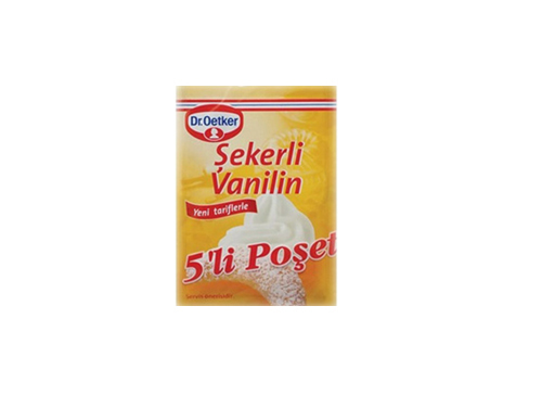 Dr.Oetker Sekerli Vanilin Tozu 5&#39;li / Vanilin Powder 5pcs