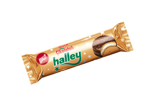 Ulker Halley / Chocolate Cookies w/Marshmallow - Mini Size / 88 Gr