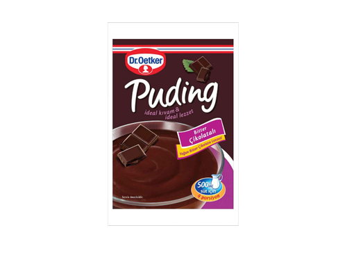 Dr.Oetker Bitter Çikolatalı Puding / Pudding w/Bitter Chocolate - 111 Gr
