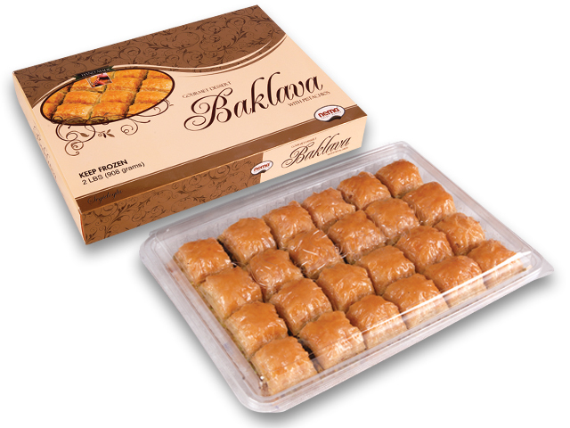 Seyidoglu Baklava w/Pistachios / Fistikli Baklava - 2 lb