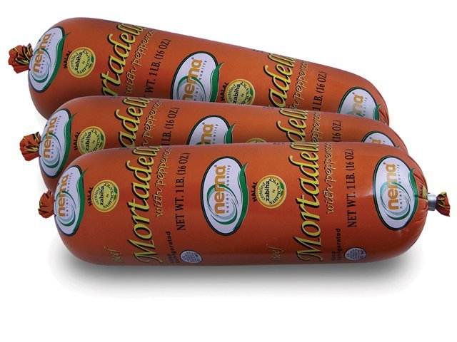Nema Beef Mortadella w/Peppercorns / Biberli Dana Salam - 16/1lb