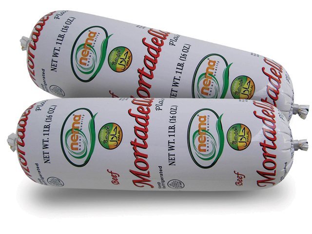 Nema Beef Mortadella Plain / Dana Salam - 16/1lb