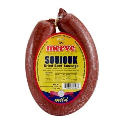 MERVE SOUJOUK BEEF MILD (453.5G)