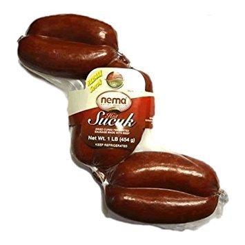 Nema Finger Sucuk, Parmak Sucuk, Soudjouk, 12/1 lb (Hot)