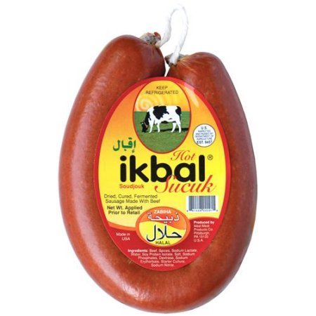 Ikbal Kangal Sucuk Acili/ Ring Sucuk Hot - 16/10 Oz - (%100 Halal)