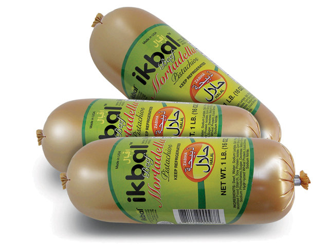 Ikbal MORTADELLA PISTACHIOS- 16/1 lb - (%100 Halal)